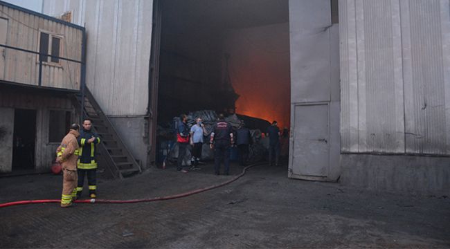 Kocaeli'de fabrika yangını