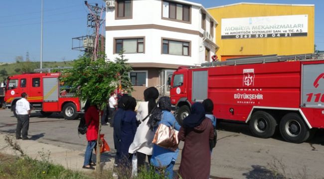 Kocaeli&#039;deki fabrikada boya tankı patladı; 3 işçi yaralandı
