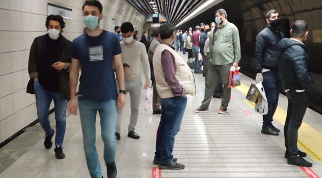 Marmaray'da sis yoğunluğu