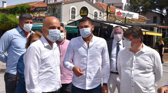 MİLLETVEKİLİ MAHİR POLAT, FOÇA’YI ZİYARET ETTİ