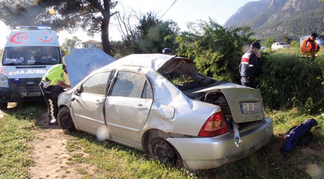 Muğla&#039;da trafik kazası: 3 yaralı