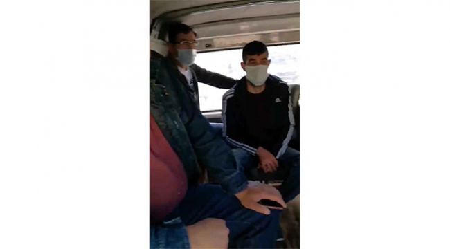 Panelvan araçla yolcu taşırken yakalandılar