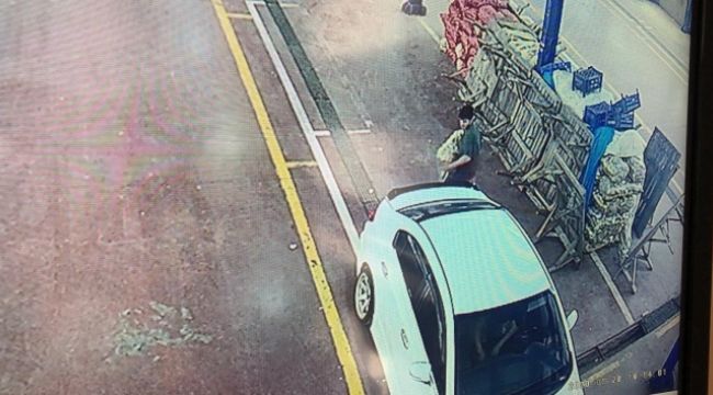 Patates hırsızı kamerada