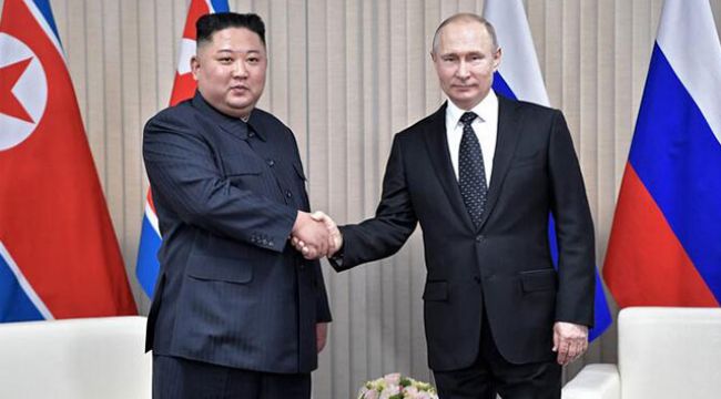 Rus lider Putin’den Kim Jong-un’a madalya