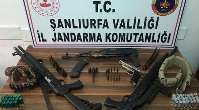 Şanlıurfa’da uyuşturucu ve silah kaçakçılarına operasyon
