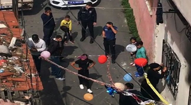 Sokakta düzenlenen doğum günü partisine polis baskını