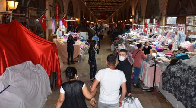 Tarihi Alipaşa Çarşısı'nın kapıları açıldı