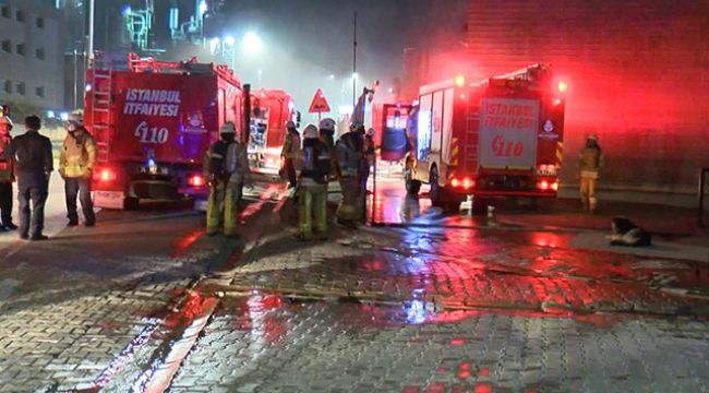 Tuzla'da fabrikada yangın