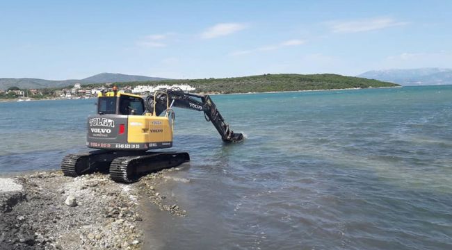 URLA SAHİLLERİ YAZA HAZIRLANIYOR