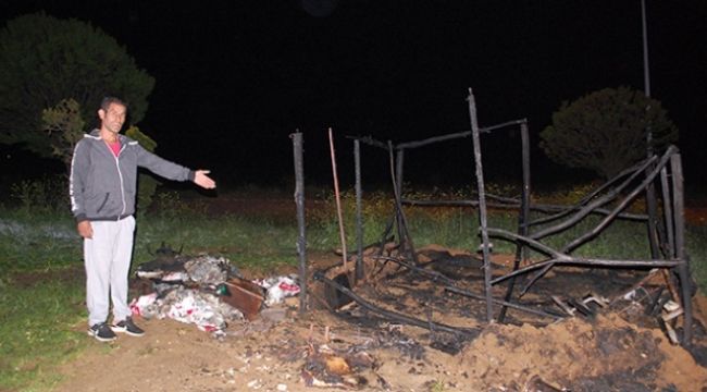 Uykuda içim daraldı uyandım yangını gördüm