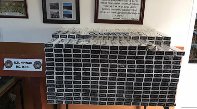 Van&#039;da 6 bin 578 paket kaçak sigara ele geçirildi