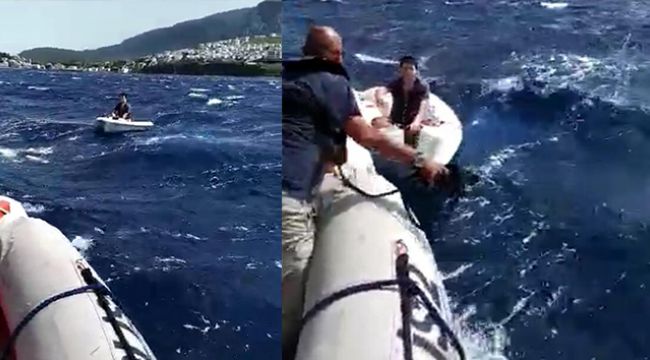 YELKENLİ TEKNELERİ ALABORA OLAN 3 KİŞİ KURTARILDI