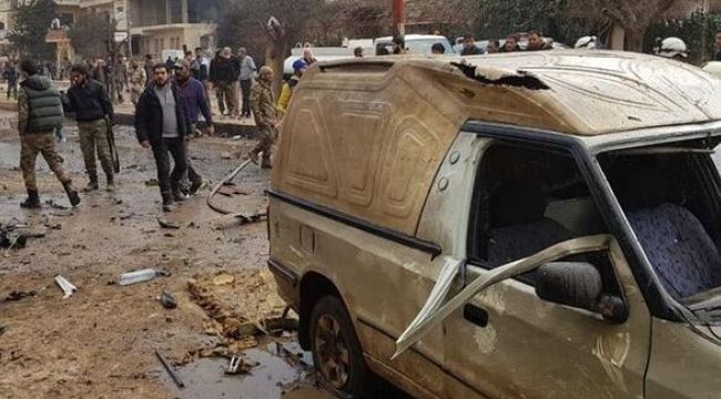 Afrin'de bombalı terör saldırısı