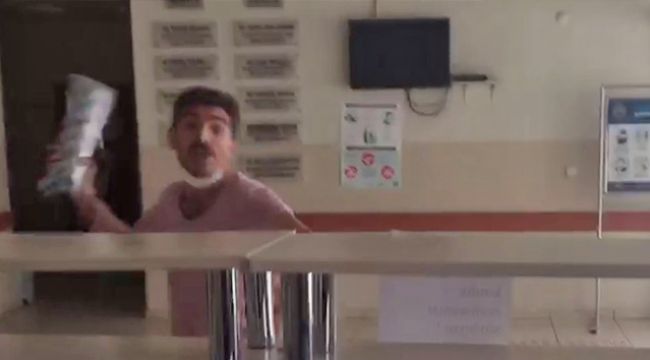 Aile sağlığı merkezinde dehşet anları