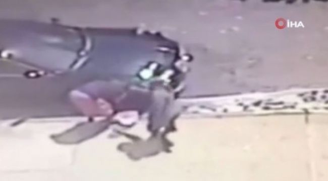 Arabasını yıkayan adama silahlı saldırı