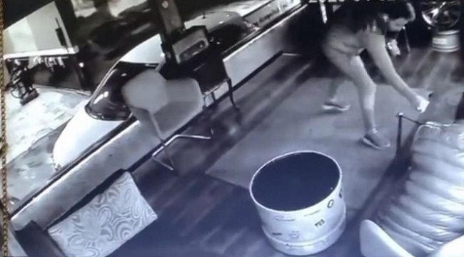 Arkadaşını alev topuna çevirdi
