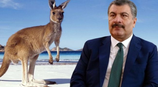 Bakan Koca&#039;ya kangurulu sosyal mesafe hatırlatması