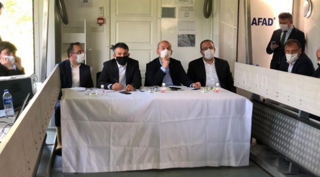 Bakan Soylu ve Bakan Pakdemirli afet nedeniyle Bursa'da