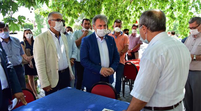 BAŞKAN İDUĞ, ESNAFI DİNLEDİ