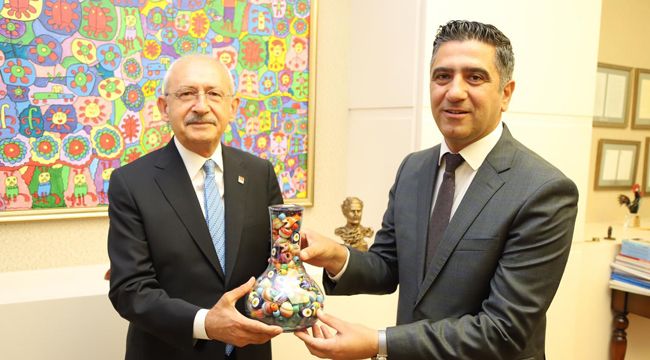 BAŞKAN KAYALAR KILIÇDAROĞLU’NU ZİYARET ETTİ