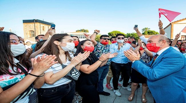 BAŞKAN SOYER, GÖNÜLLÜLERLE BULUŞTU