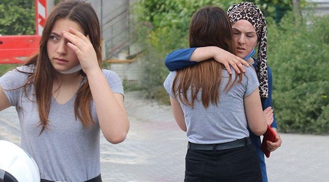Bolu'da yangından son anda kurtuldu
