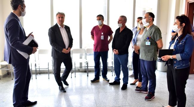 BAŞKAN İDUĞ'DAN SAĞLIK KAHRAMANLARINA DESTEK