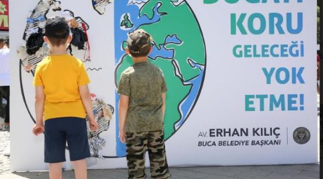 BUCA’DA ÇÖPLER YERE DÜŞMEDİ