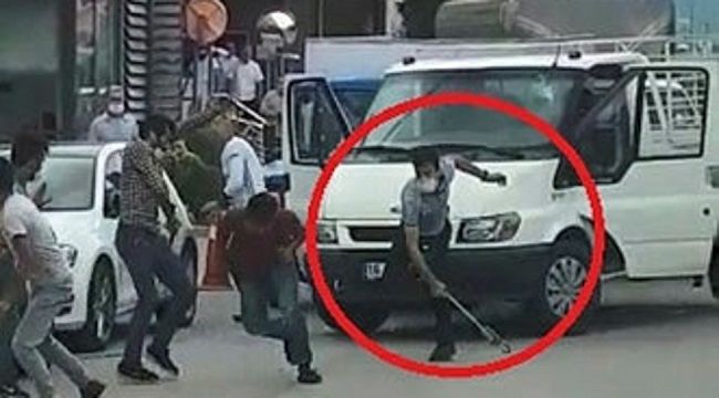 Bursa'da levyeli ve satırlı kavga