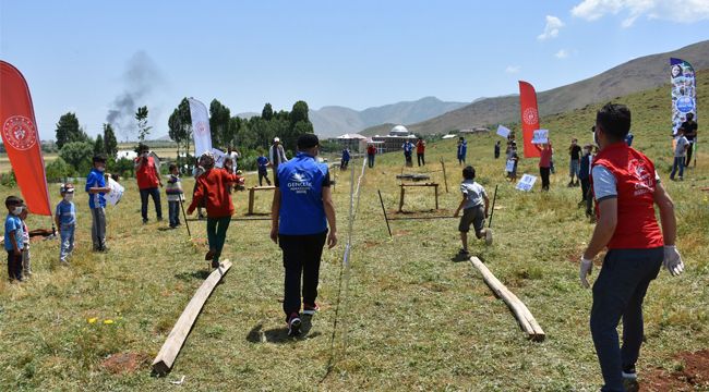 Çocukllara &#039;Köyvivor&#039; parkuru