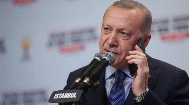 Cumhurbaşkanı Erdoğan sınır hattıyla görüştü
