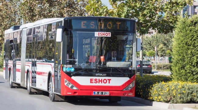 ESHOT OTOBÜSLERİNDE KORANA VİRÜS DÜZENLEMESİ