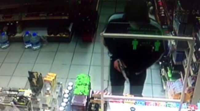 Gaspçı polisten kaçamadı