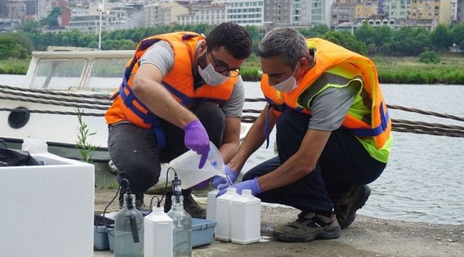 Haliç'ten numuneler alındı
