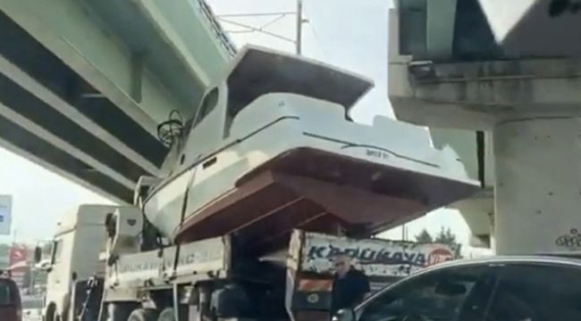 İstanbul'da ilginç görüntü