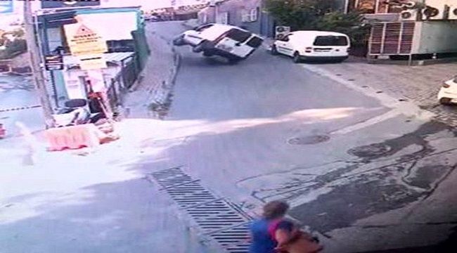İstanbul'da ilginç kaza