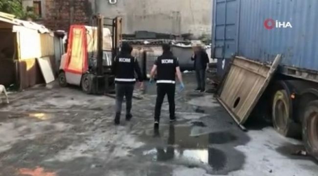 İstanbul'da kaçak akaryakıt operasyonu