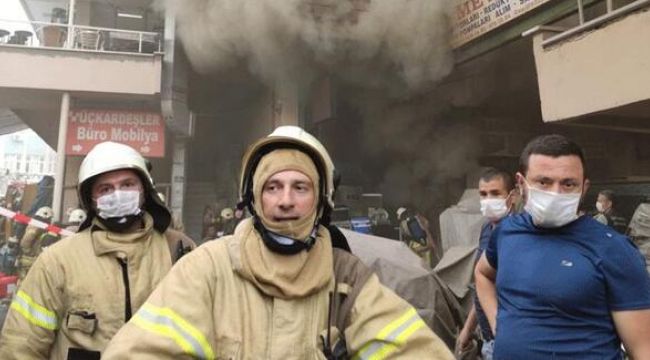 İstanbul'da korkutan yangın !