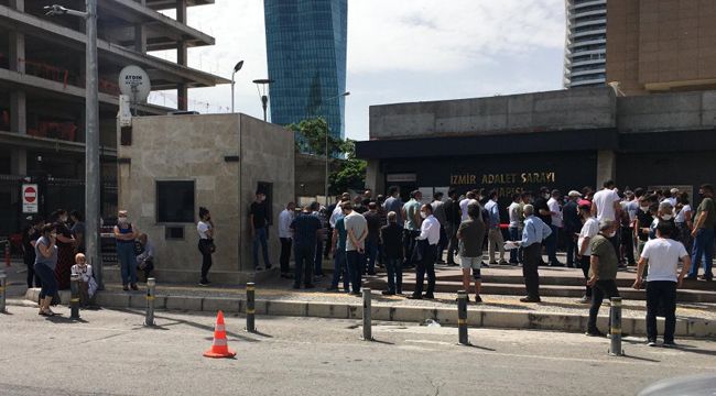 İzmir Adalet Sarayı'nda normalleşme yoğunluğu