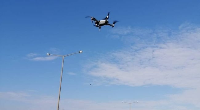 İZMİR’DE DRONE DESTEKLİ MOTOSİKLET DENETİMİ