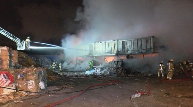 Katı Atık Merkezi'nde yangın