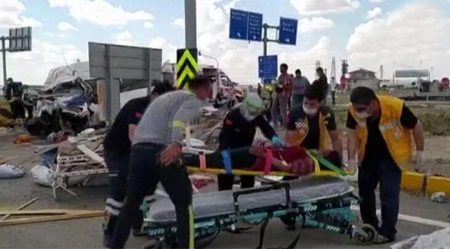 Konya'da peş peşe kazalar!