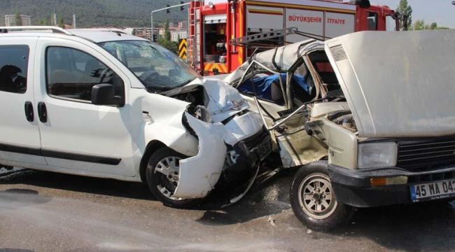 Manisa'da trafik kazası
