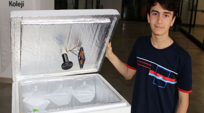 Maskeler için sterilizasyon kutusu üretti