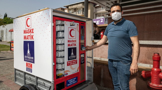 MASKEMATİKLERDEN İZMİRLİYE 6 MİLYON MASKE