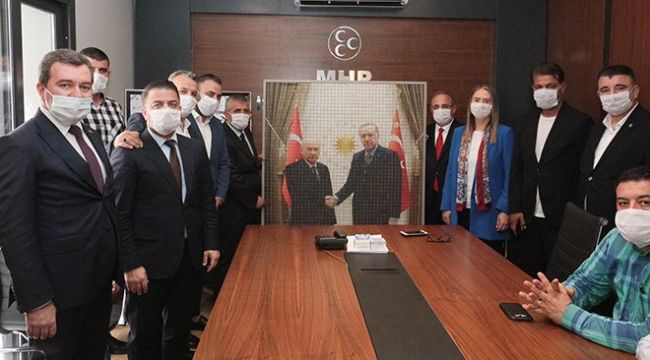 MHP İZMİR'İN YENİ BİNASINA ZİYARET