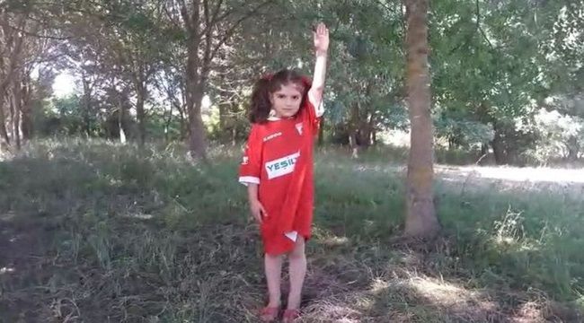 Minik taraftarın Samsunspor aşkı