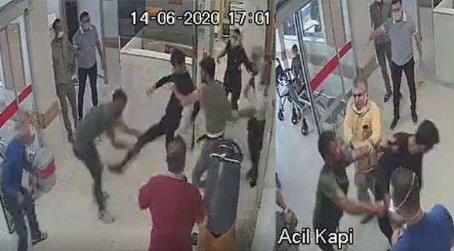 Sağlık çalışanlarına palalı saldırı
