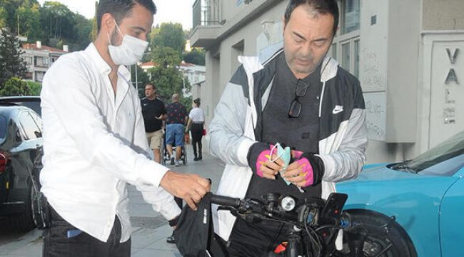 Serdar Ortaç 5 kilometre bisiklet sürdü