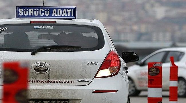 Sürücü adaylarının dikkatine!